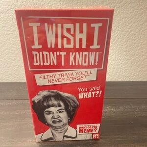 Brand new trivia card game